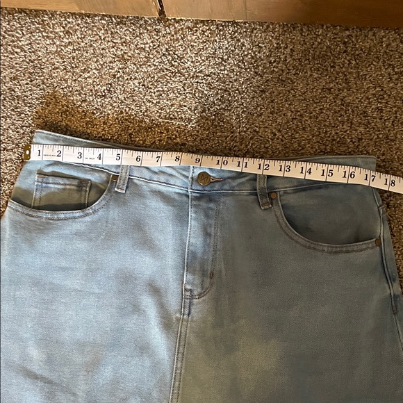 The Main Street Exchange Blue Denim Midi Skirt - Picture 8 of 8